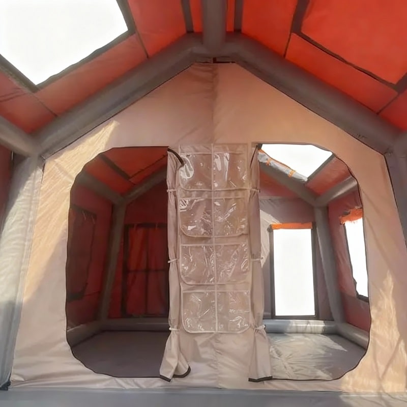 Toile de Tente Gonflable Camping Familial