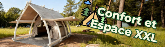 Tente Gonflable XXL : Confort et Espace Optimal