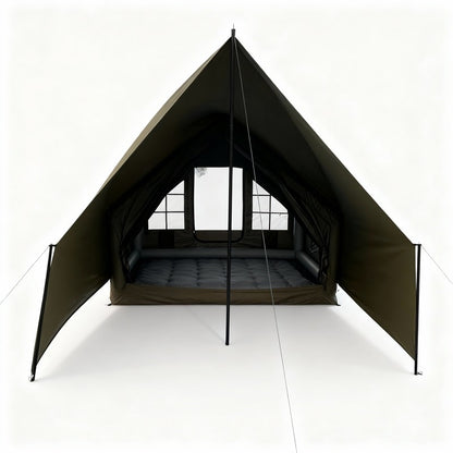 Tente Gonflable Armée avec auvent