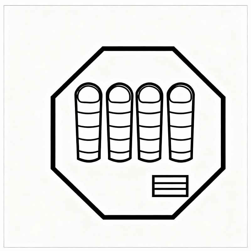 Tente Gonflable Haut de Gamme 4 Places taille