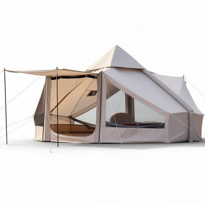 Tente gonflable tipi XXL – 16 m², toit en étoile