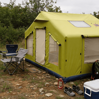 Toile de Tente de Camping à Structure Gonflable