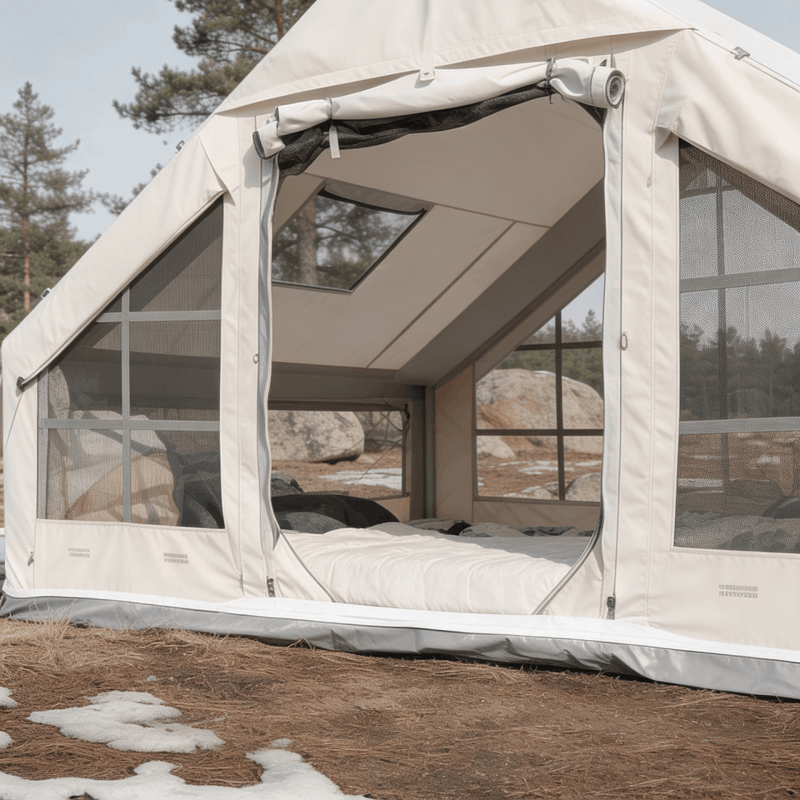 Toile de Tente Gonflable Hiver