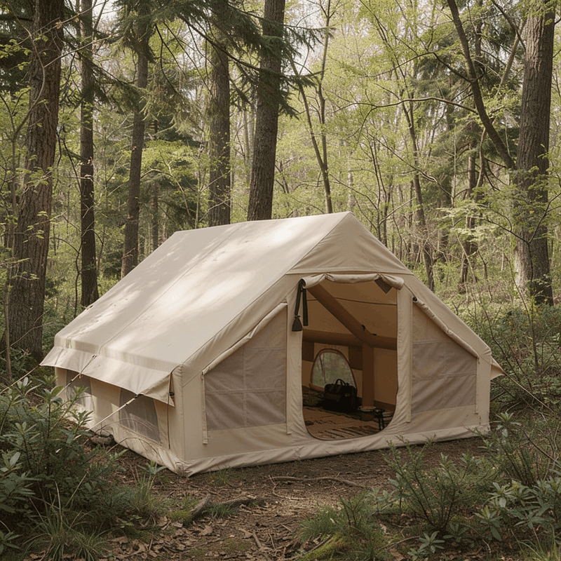 Toile de Tente Gonflable avec Séjour