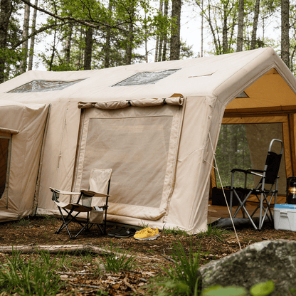 Toile de Tente Gonflable XXL avec 3 Chambres