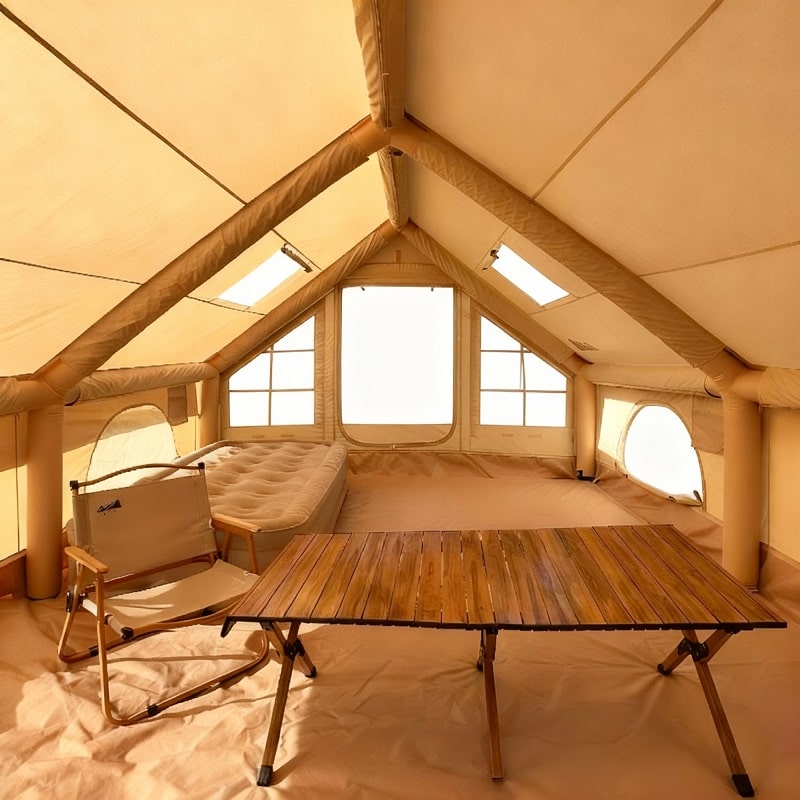 Toile de Tente Gonflable pour Poêle à Bois