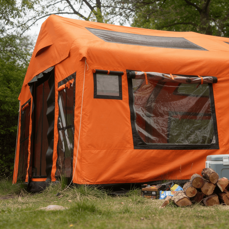 Grande Tente de Camping Familial Gonflable