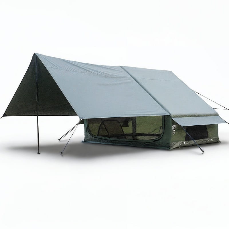 Tente gonflable A-frame 3 places, coloris vert